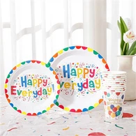 Vianočné papierové taniere